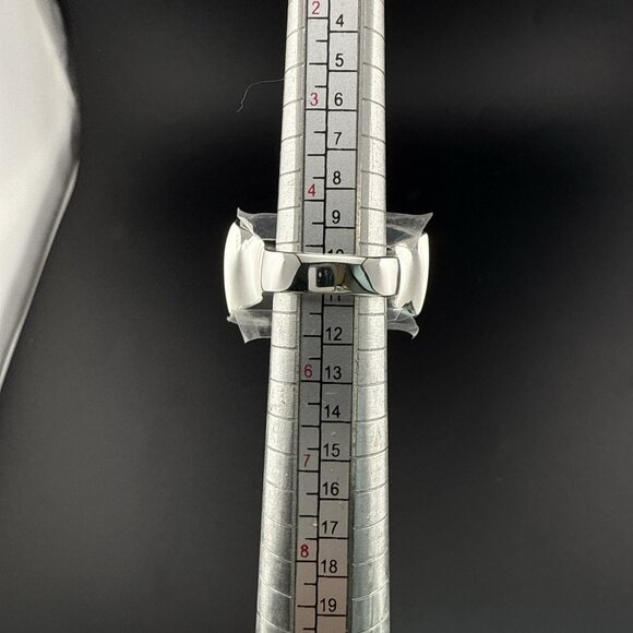 RLM Ring Robert Lee Morris Rectangle Modernist Bronze Bold Pinky Ring size 5 QVC - Picture 10 of 11